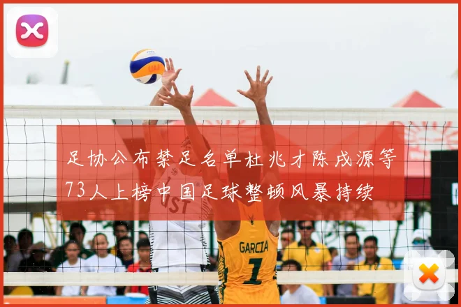 足协公布禁足名单杜兆才陈戌源等73人上榜中国足球整顿风暴持续